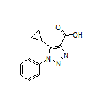 5-cyclopropyl-1-phenyl-1H-1,2,3-triazole-4-carboxylic acid