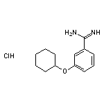 3-(cyclohexyloxy)benzene-1-carboximidamide hydrochloride