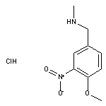 [(4-methoxy-3-nitrophenyl)methyl](methyl)amine hydrochloride