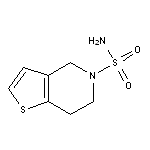 4H,5H,6H,7H-thieno[3,2-c]pyridine-5-sulfonamide