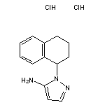 1-(1,2,3,4-tetrahydronaphthalen-1-yl)-1H-pyrazol-5-amine dihydrochloride