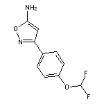 3-[4-(difluoromethoxy)phenyl]-1,2-oxazol-5-amine