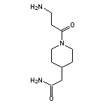 2-[1-(3-aminopropanoyl)piperidin-4-yl]acetamide