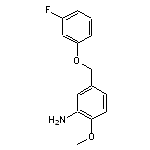 5-(3-fluorophenoxymethyl)-2-methoxyaniline