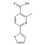 6-(furan-2-yl)-2-methylpyridine-3-carboxylic acid