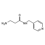 3-amino-N-(pyridin-4-ylmethyl)propanamide