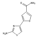 5-(2-amino-1,3-thiazol-4-yl)furan-3-carboxamide