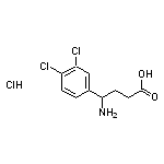 4-amino-4-(3,4-dichlorophenyl)butanoic acid hydrochloride