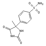 4-(4-methyl-2,5-dioxoimidazolidin-4-yl)benzene-1-sulfonamide