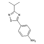 4-[3-(propan-2-yl)-1,2,4-oxadiazol-5-yl]aniline