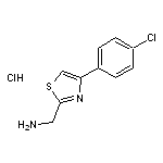 [4-(4-chlorophenyl)-1,3-thiazol-2-yl]methanamine hydrochloride