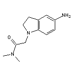 2-(5-amino-2,3-dihydro-1H-indol-1-yl)-N,N-dimethylacetamide