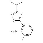 2-(3-isopropyl-1,2,4-oxadiazol-5-yl)-6-methylaniline