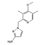 1-[(4-methoxy-3,5-dimethylpyridin-2-yl)methyl]-1H-pyrazol-3-amine