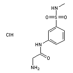 2-amino-N-[3-(methylsulfamoyl)phenyl]acetamide hydrochloride