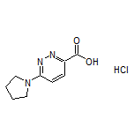 6-(1-Pyrrolidinyl)pyridazine-3-carboxylic Acid Hydrochloride