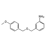 3-{[(4-methoxyphenyl)methoxy]methyl}aniline