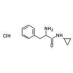 2-amino-N-cyclopropyl-3-phenylpropanamide hydrochloride