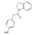 2-(4-aminophenyl)-1-(2,3-dihydro-1H-indol-1-yl)ethan-1-one