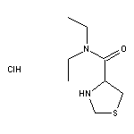 N,N-diethyl-1,3-thiazolidine-4-carboxamide hydrochloride