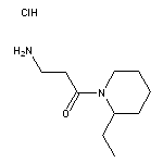 3-amino-1-(2-ethylpiperidin-1-yl)propan-1-one hydrochloride