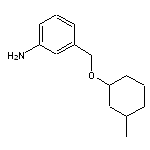 3-{[(3-methylcyclohexyl)oxy]methyl}aniline