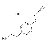 2-[4-(prop-2-yn-1-yloxy)phenyl]ethan-1-amine hydrochloride