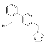 {2-[4-(1H-pyrazol-1-ylmethyl)phenyl]phenyl}methanamine