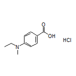 4-[ethyl(methyl)amino]benzoic acid hydrochloride