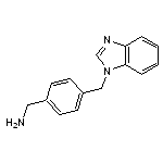 [4-(1H-1,3-benzodiazol-1-ylmethyl)phenyl]methanamine