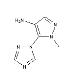 1,3-dimethyl-5-(1H-1,2,4-triazol-1-yl)-1H-pyrazol-4-amine