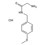 2-amino-N-[(4-methoxyphenyl)methyl]acetamide hydrochloride