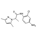 N-(4-amino-2-chlorophenyl)-2-(3,5-dimethyl-1H-pyrazol-1-yl)propanamide