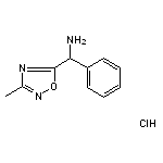 (3-methyl-1,2,4-oxadiazol-5-yl)(phenyl)methanamine hydrochloride