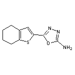 5-(4,5,6,7-tetrahydro-1-benzothiophen-2-yl)-1,3,4-oxadiazol-2-amine