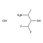 3-amino-1,1-difluorobutan-2-ol hydrochloride