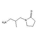 1-(3-amino-2-methylpropyl)pyrrolidin-2-one