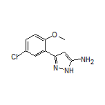 3-(5-chloro-2-methoxyphenyl)-1H-pyrazol-5-amine