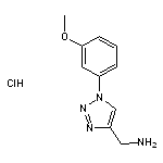 [1-(3-methoxyphenyl)-1H-1,2,3-triazol-4-yl]methanamine hydrochloride