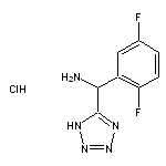 (2,5-difluorophenyl)(1H-1,2,3,4-tetrazol-5-yl)methanamine hydrochloride