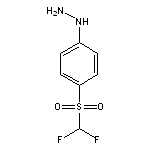 [4-(difluoromethane)sulfonylphenyl]hydrazine