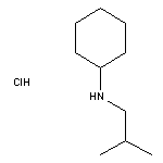 N-(2-methylpropyl)cyclohexanamine hydrochloride