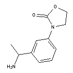 3-[3-(1-aminoethyl)phenyl]-1,3-oxazolidin-2-one