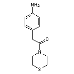 2-(4-aminophenyl)-1-(thiomorpholin-4-yl)ethan-1-one