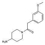 1-(4-aminopiperidin-1-yl)-2-(3-methoxyphenyl)ethan-1-one