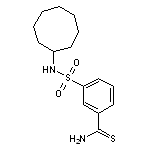 3-(cyclooctylsulfamoyl)benzene-1-carbothioamide