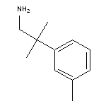 2-methyl-2-(3-methylphenyl)propan-1-amine