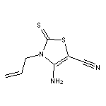 4-amino-3-(prop-2-en-1-yl)-2-sulfanylidene-2,3-dihydro-1,3-thiazole-5-carbonitrile