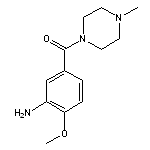 2-methoxy-5-[(4-methylpiperazin-1-yl)carbonyl]aniline