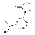 1-[3-(1-aminoethyl)phenyl]pyrrolidin-2-one